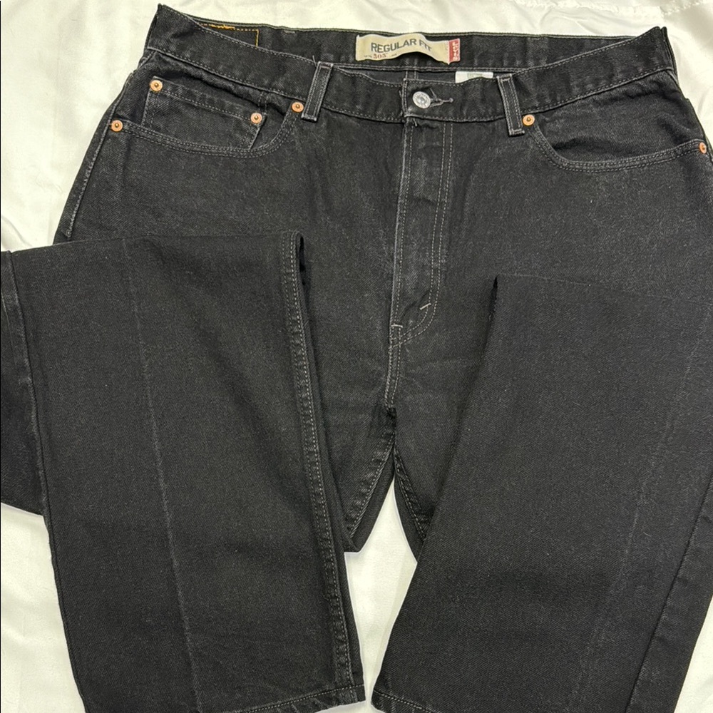 Levi's 505 Black Men's Jeans